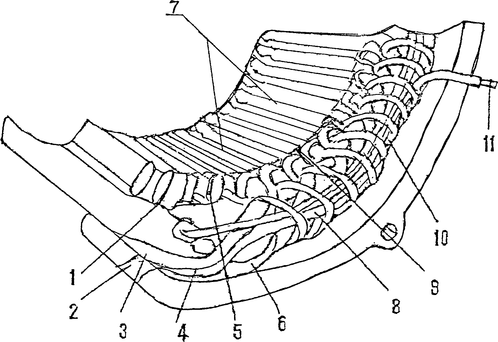 Insulating system with double-strength, zero-air-gap and corona resistance for electric motor of non-gear permanent-magnetic tractor