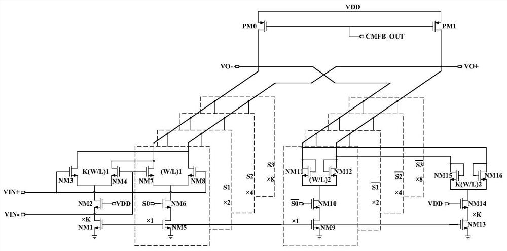 A Resistorless Network Programmable Gain Amplifier Circuit