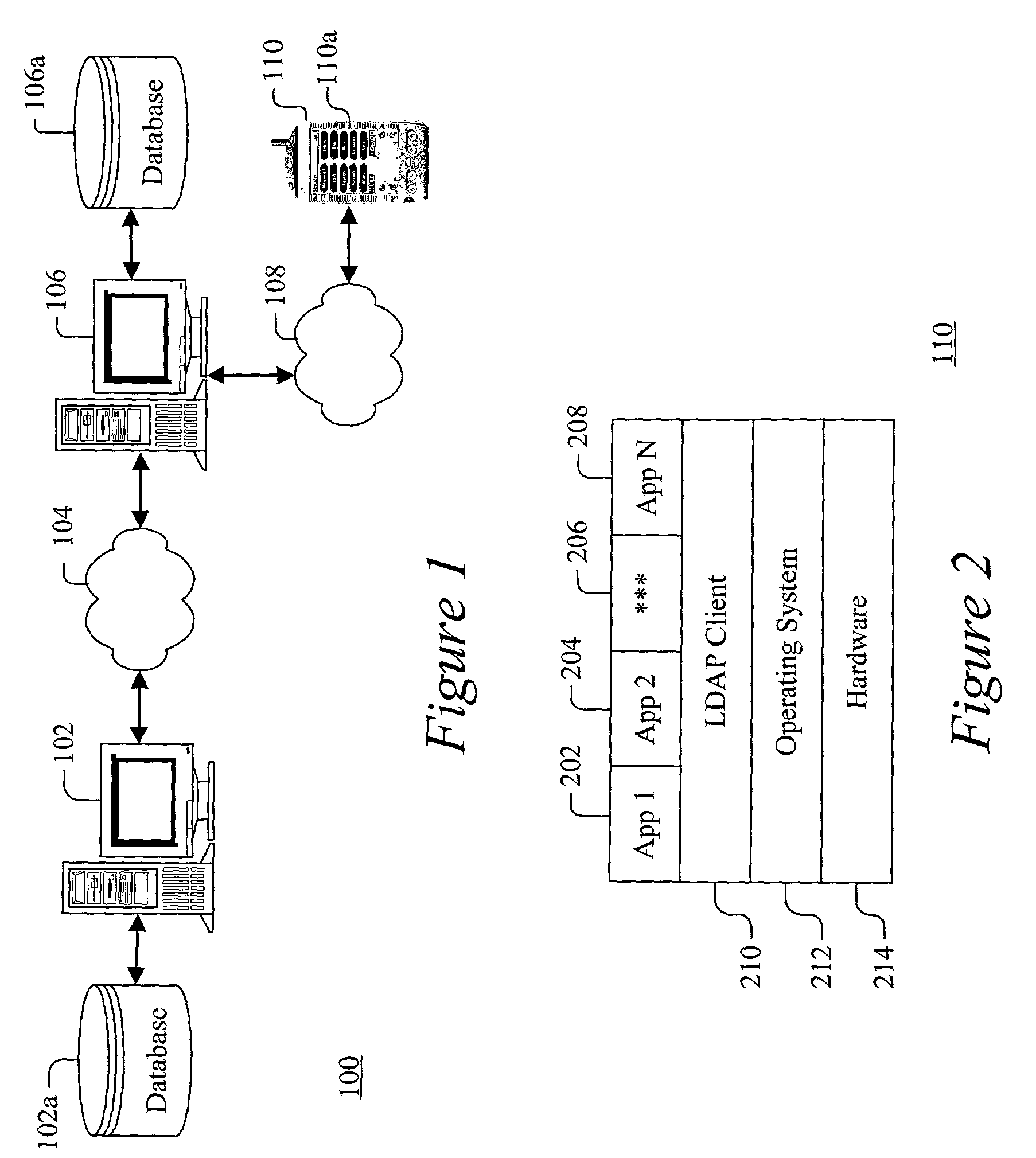 Method, device and computer program product including a lightweight directory access protocol client