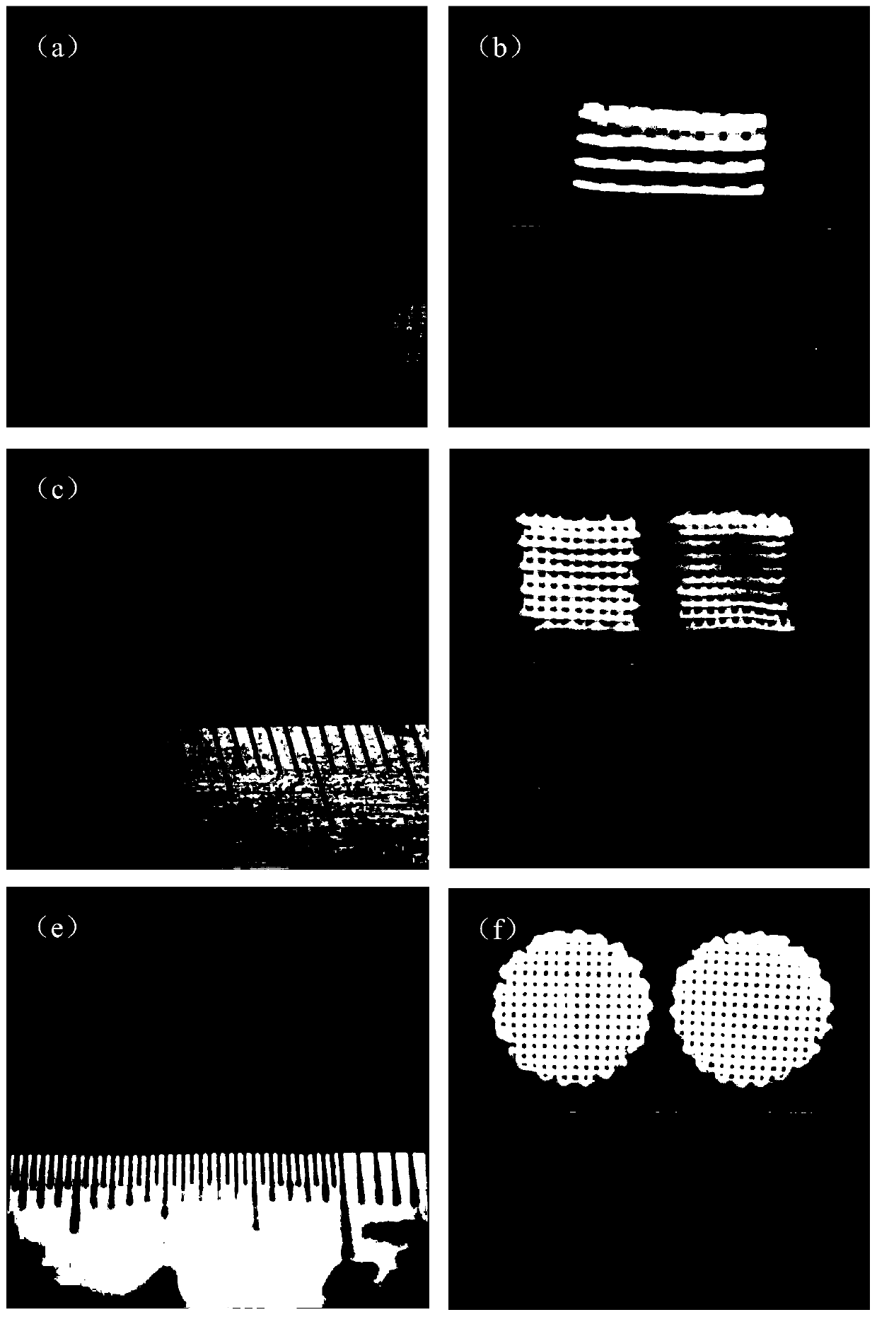 A kind of three-dimensional printing porous wollastonite bioceramic scaffold and its preparation method and application