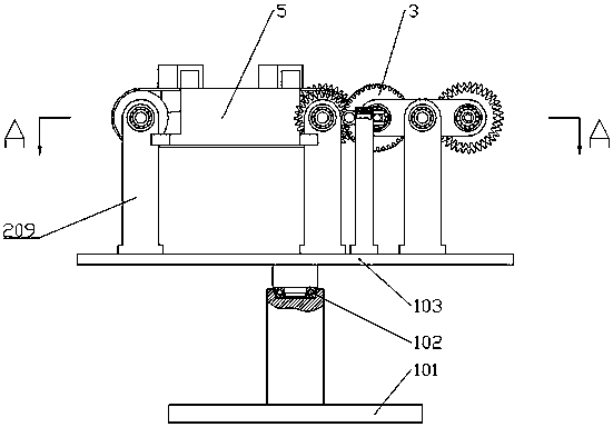 Principle demonstrator for water whirlpool caused by earth rotation