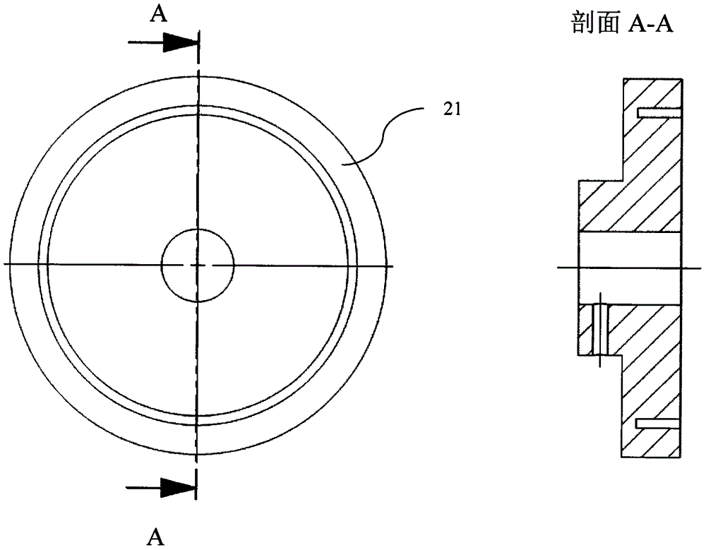 Nonmetal rotating shaft convenient to power