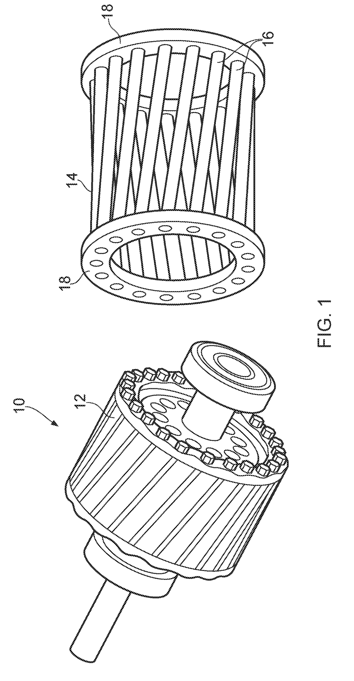 Induction motor rotor and a method of manufacturing the same