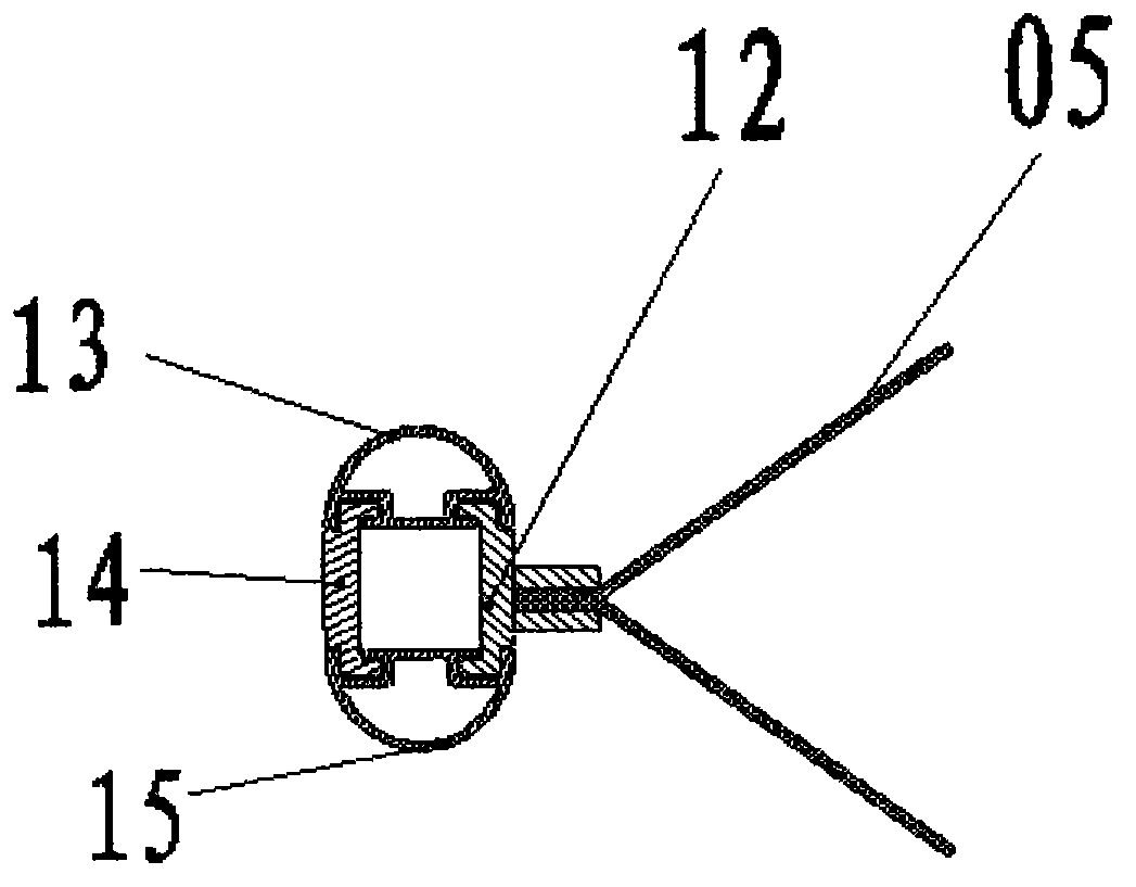 Children game bed adopting novel supporting rod structure