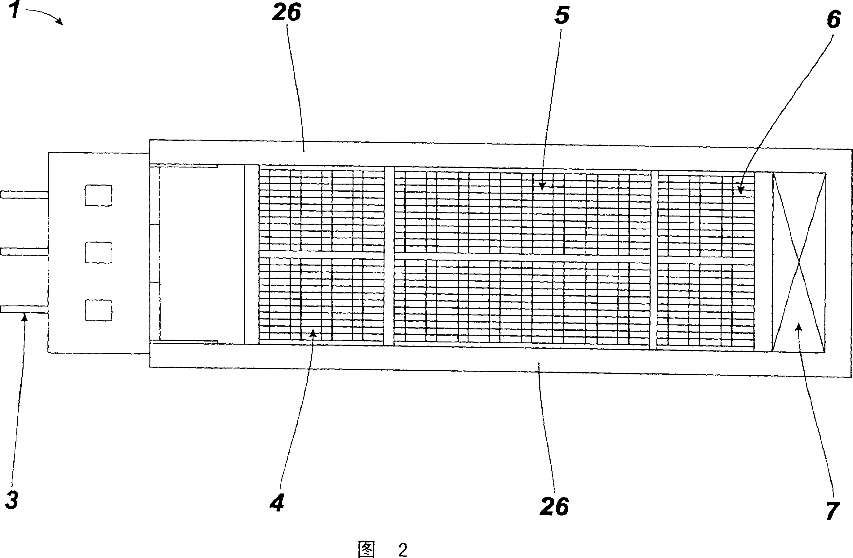 Step motor-driven grate burniag device of garbage furnace