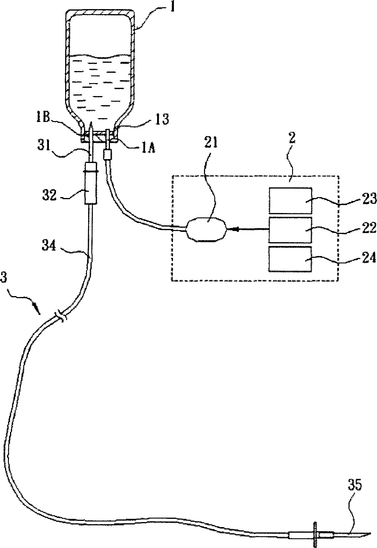 Transfusion injection device