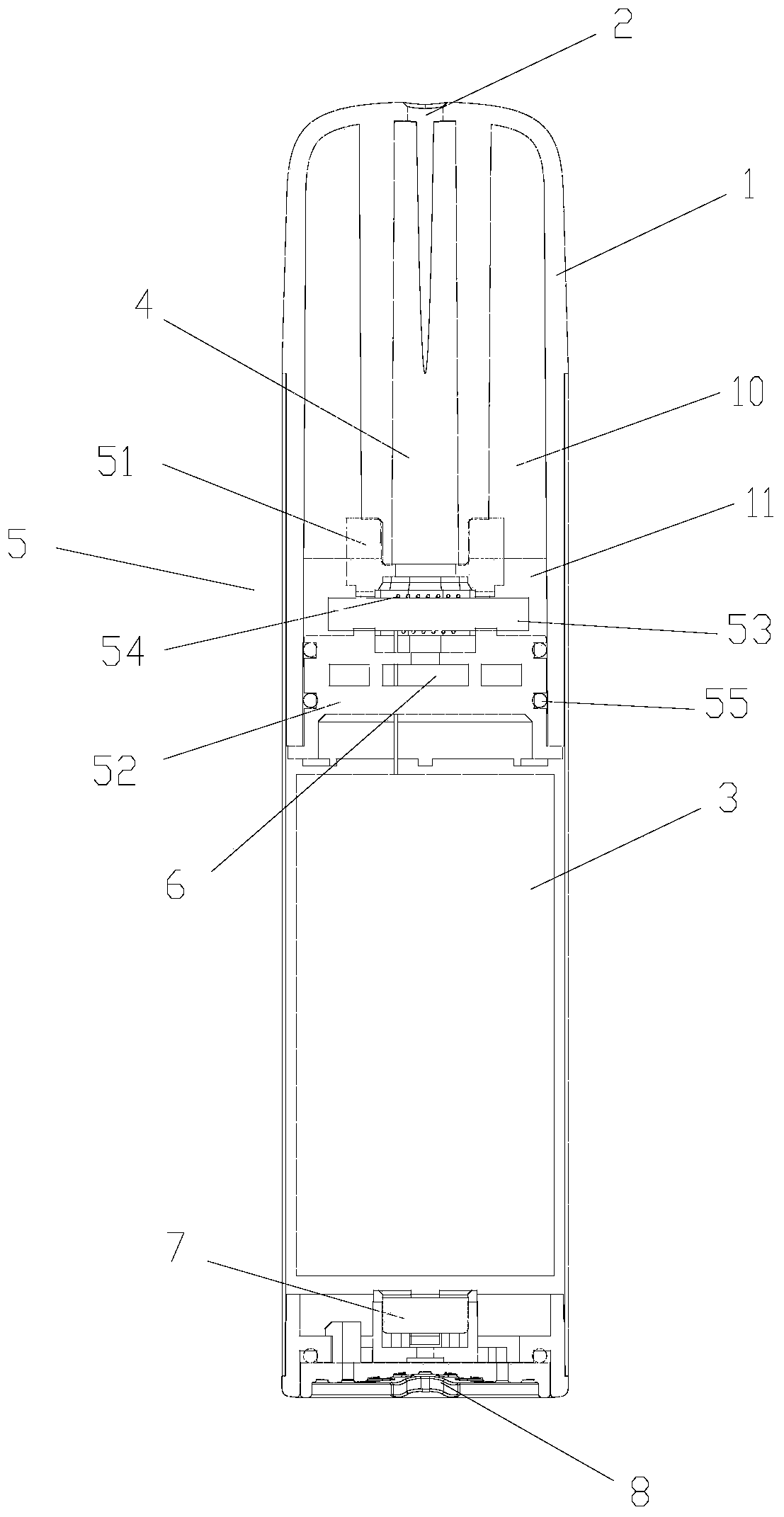 Disposable aerosol generating device with air adjusting structure
