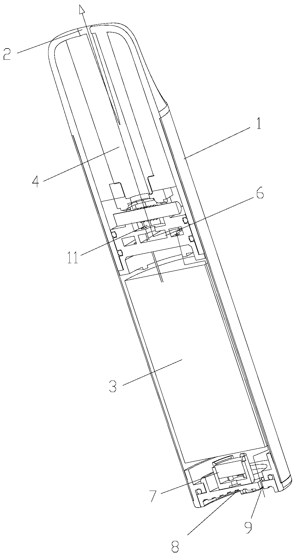 Disposable aerosol generating device with air adjusting structure