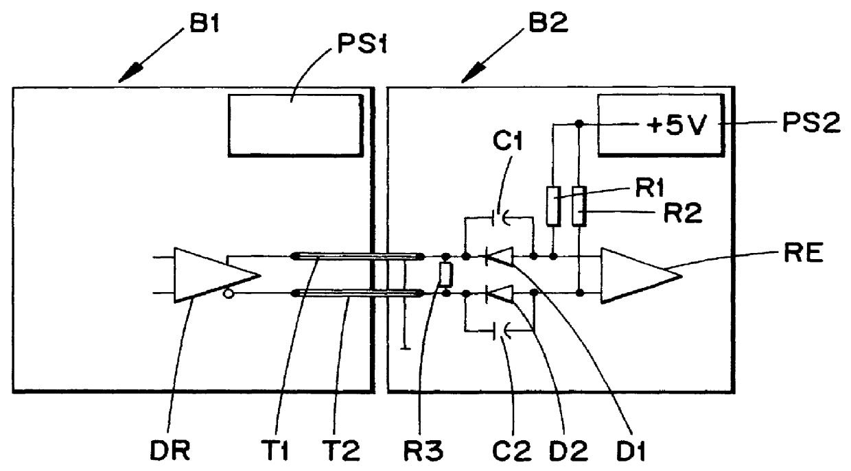 Protection circuit for high speed communication