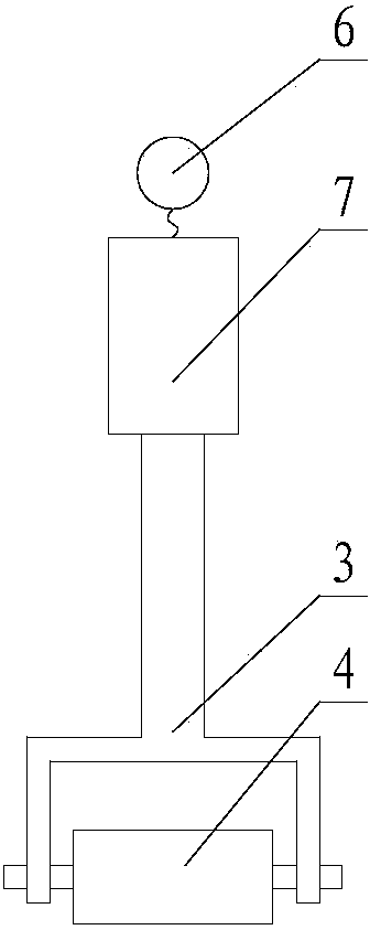 Automatic tensile force detection device of wrapping machine