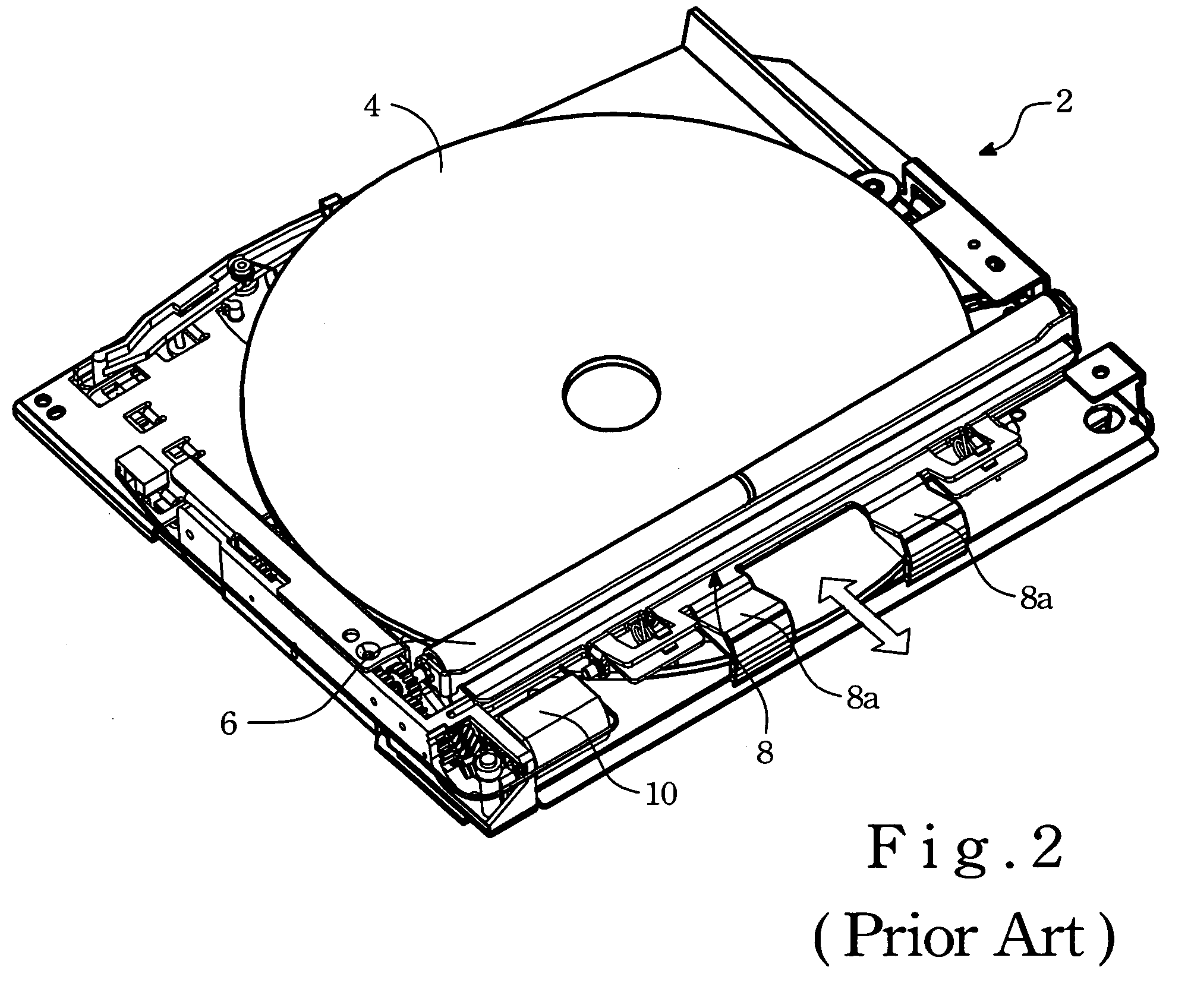 Slot-in optical reproducing apparatus with a visualized indicator