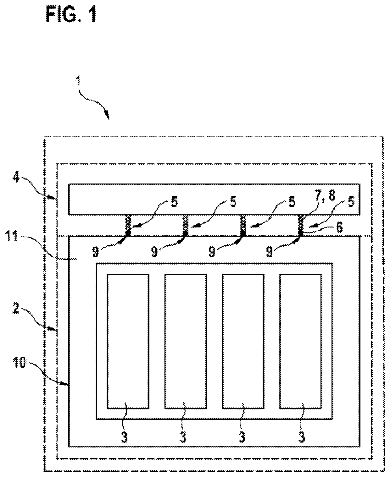 Temperature sensor, battery system and method for fitting a battery system