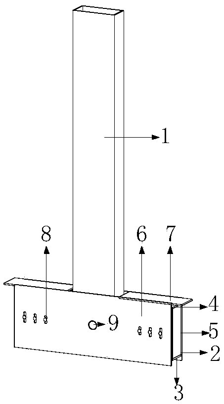 Fabricated steel structural self-restoring energy consuming supporting device