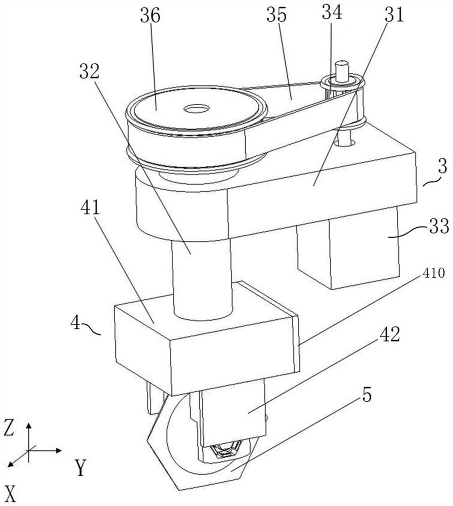 Anti-impact special-shaped flexible material cutting device