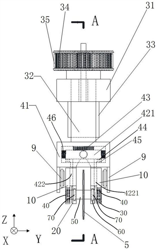 Anti-impact special-shaped flexible material cutting device