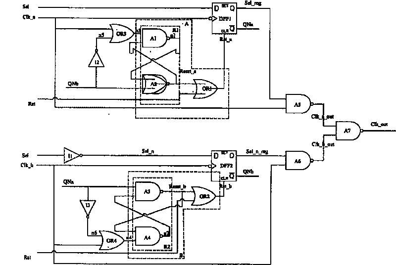 Clock switch circuit