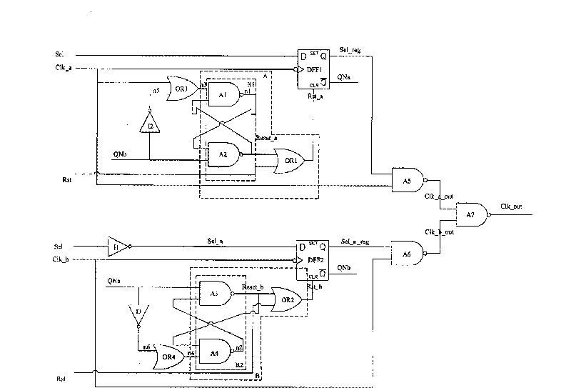 Clock switch circuit