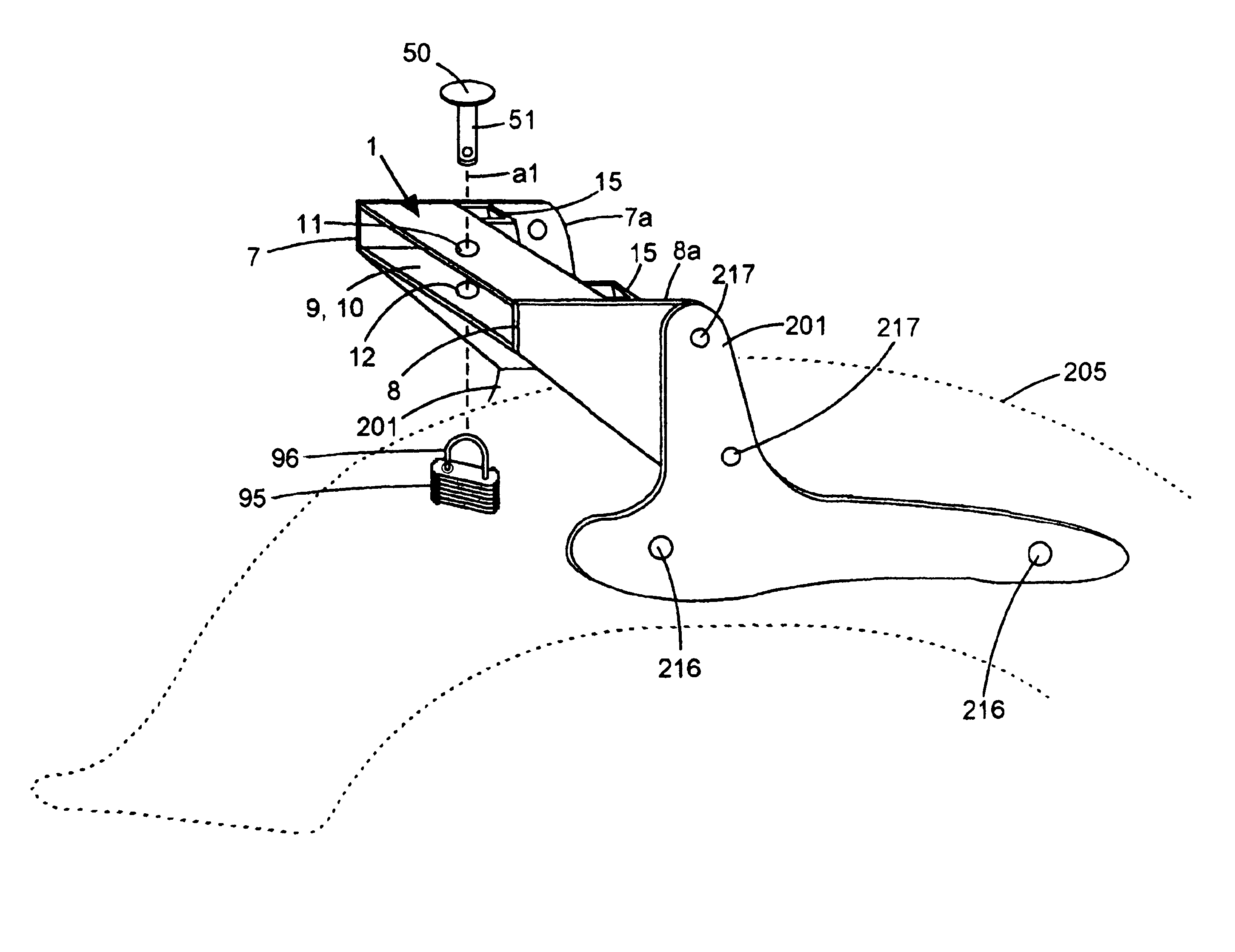 Apparatus for releasably coupling a trailer or other vehicle accesory to a vehicle