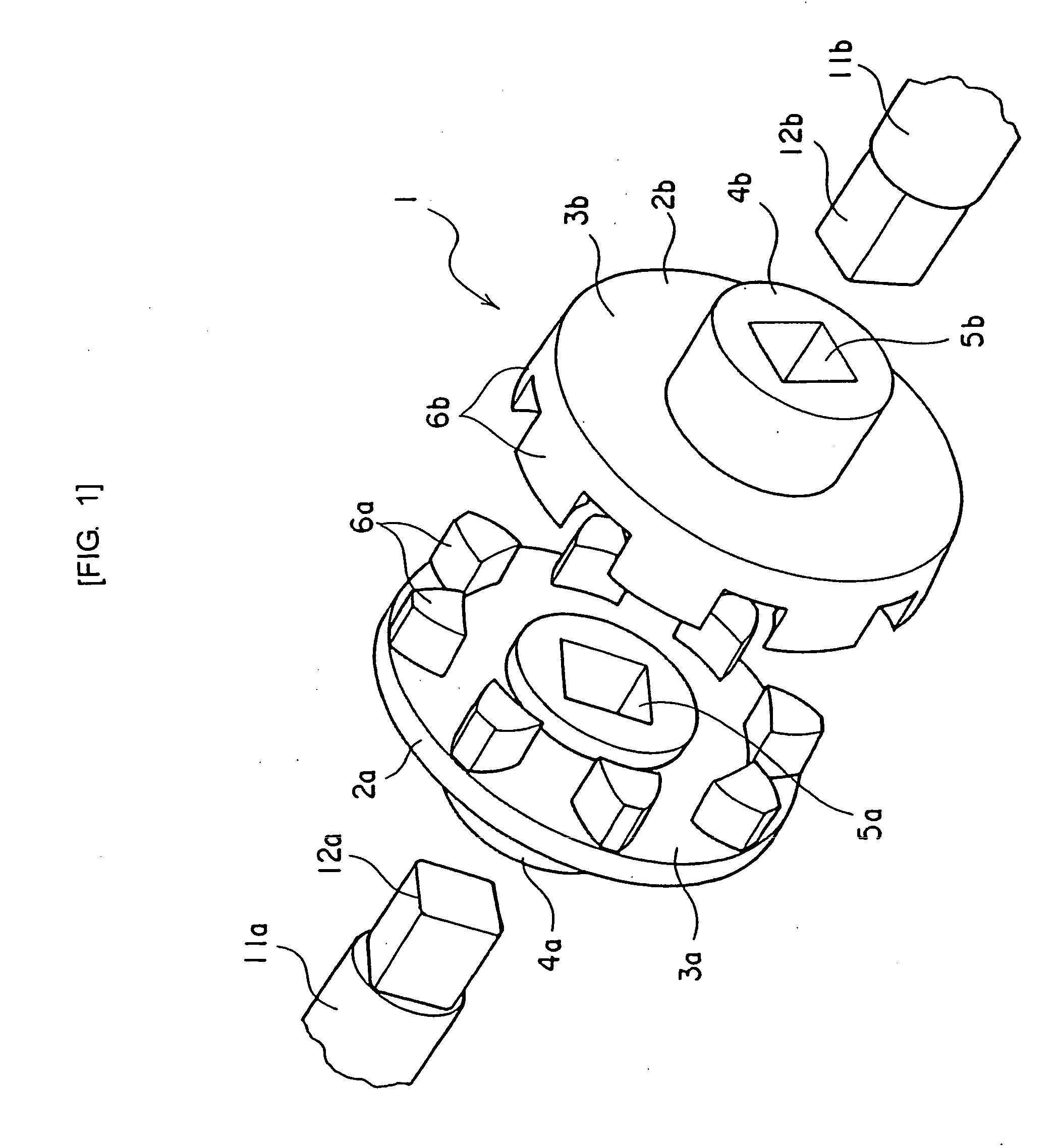 Rotary shaft coupling