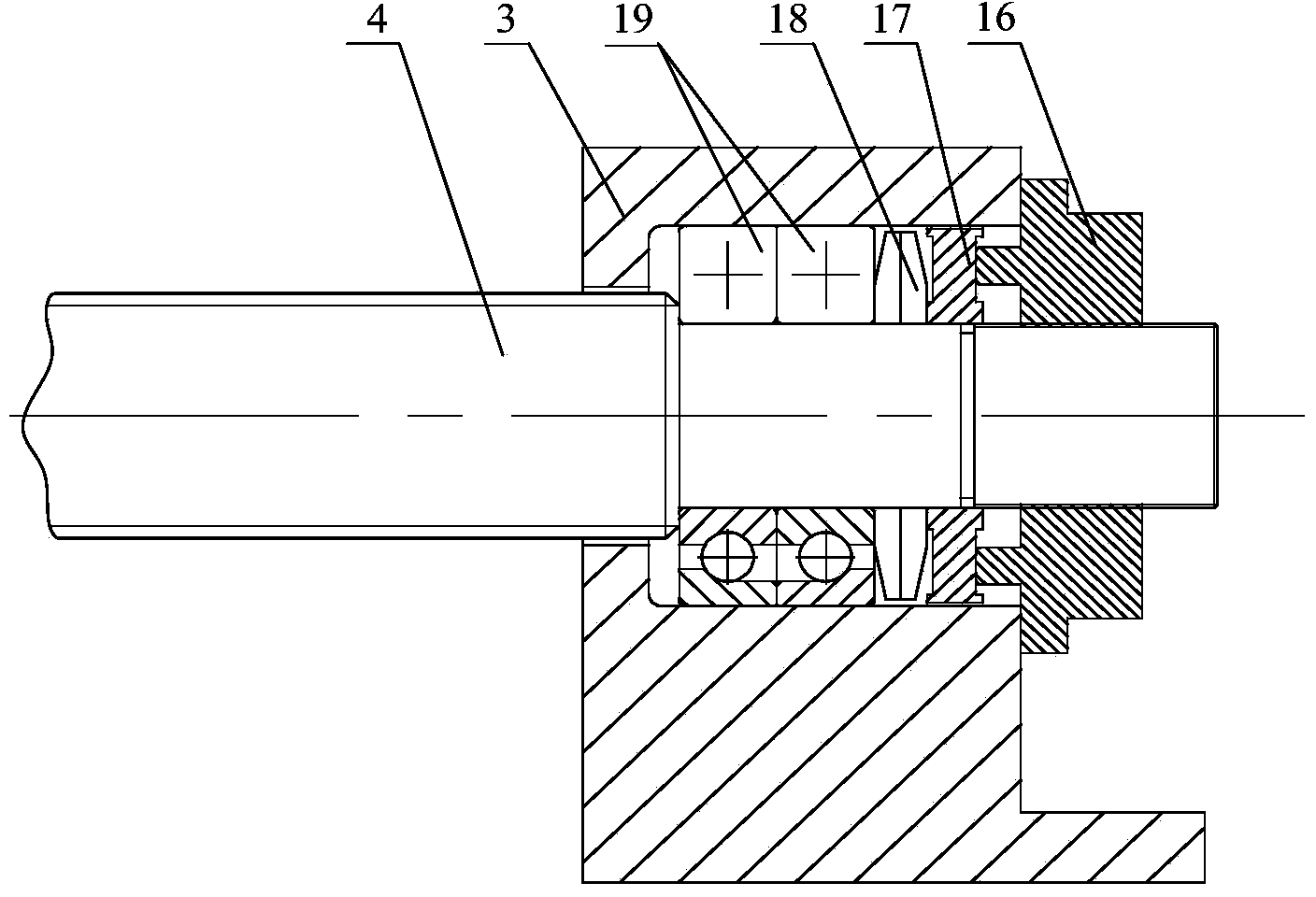 Device and method for testing axial dynamic parameters of ball screw pair bonding surface