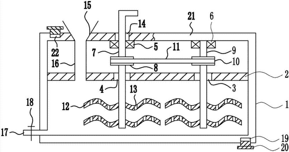 Glue blending device for plastic bonding of mobile phone