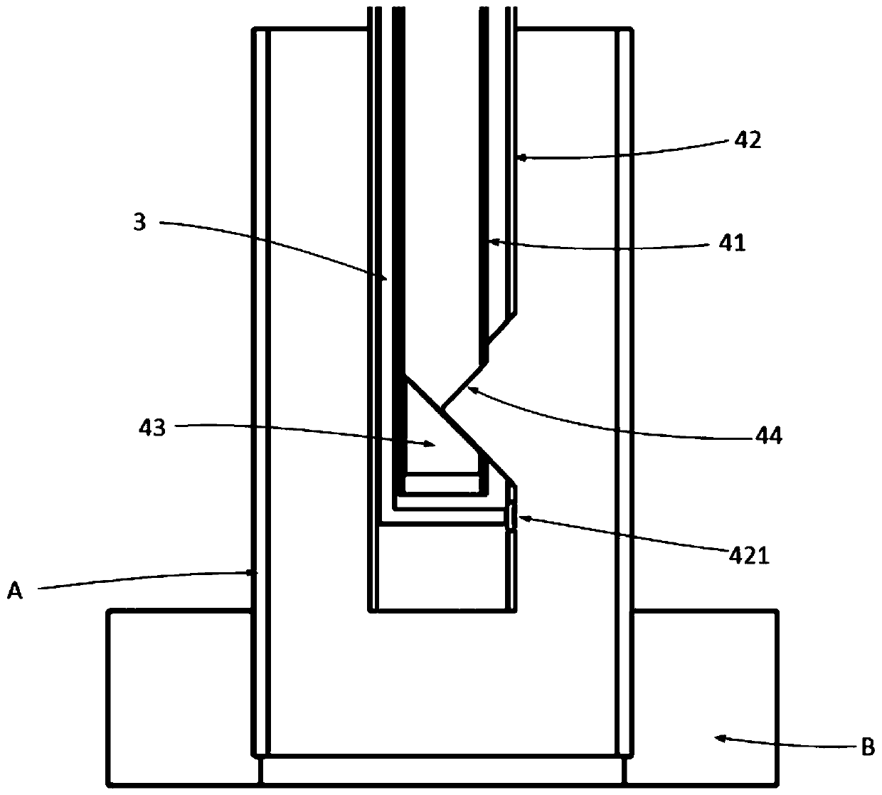 Device for detecting inner wall defects of cylinder