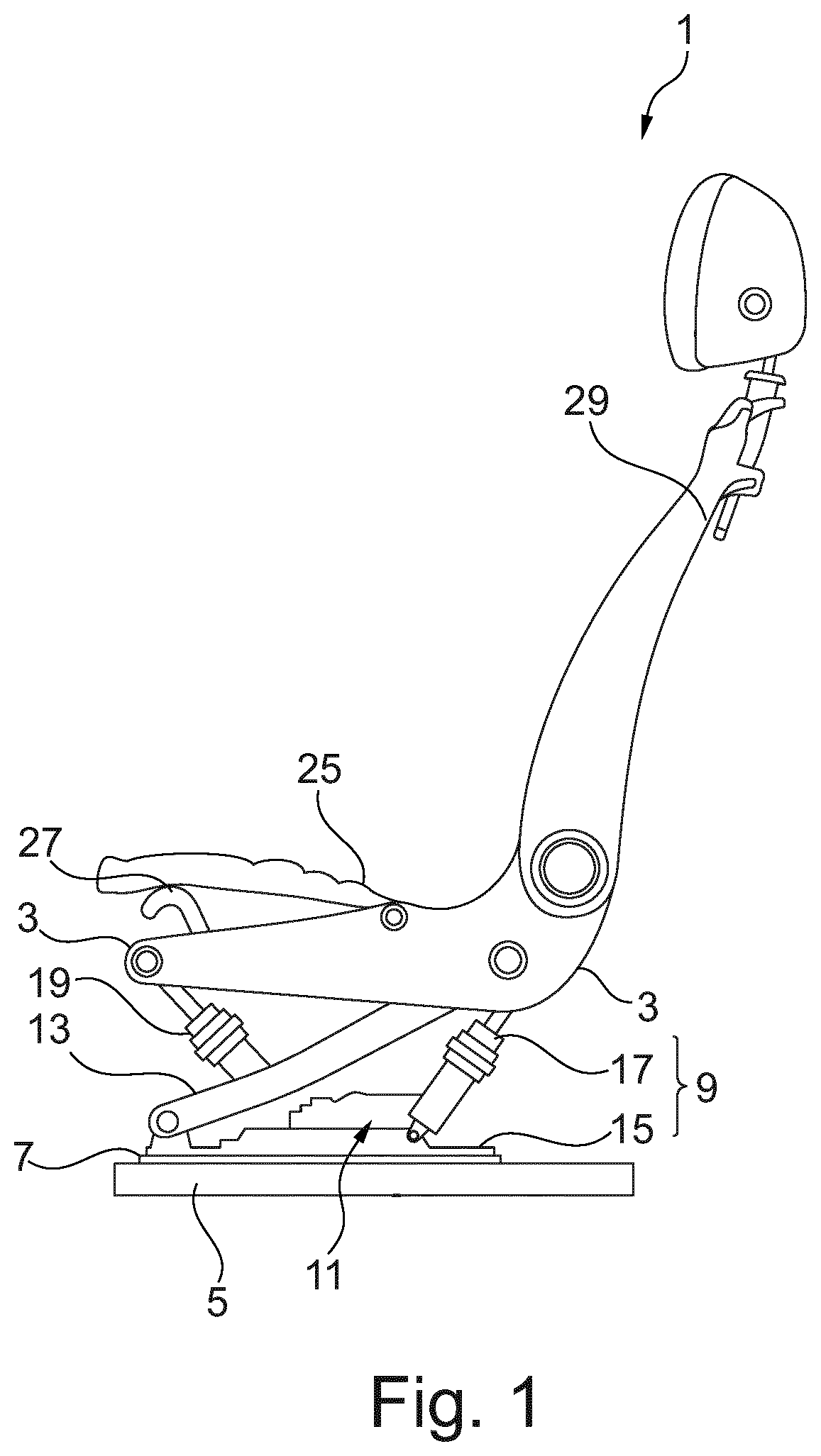 Vehicle seat having an adjusting device and vehicle having such a vehicle seat