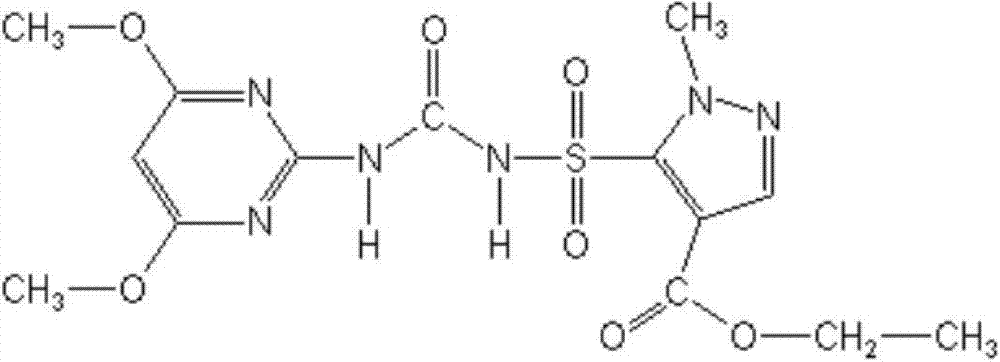 Compound weeding composition of pretilachlor and pyrazosulfuron-ethyl and granules of composition