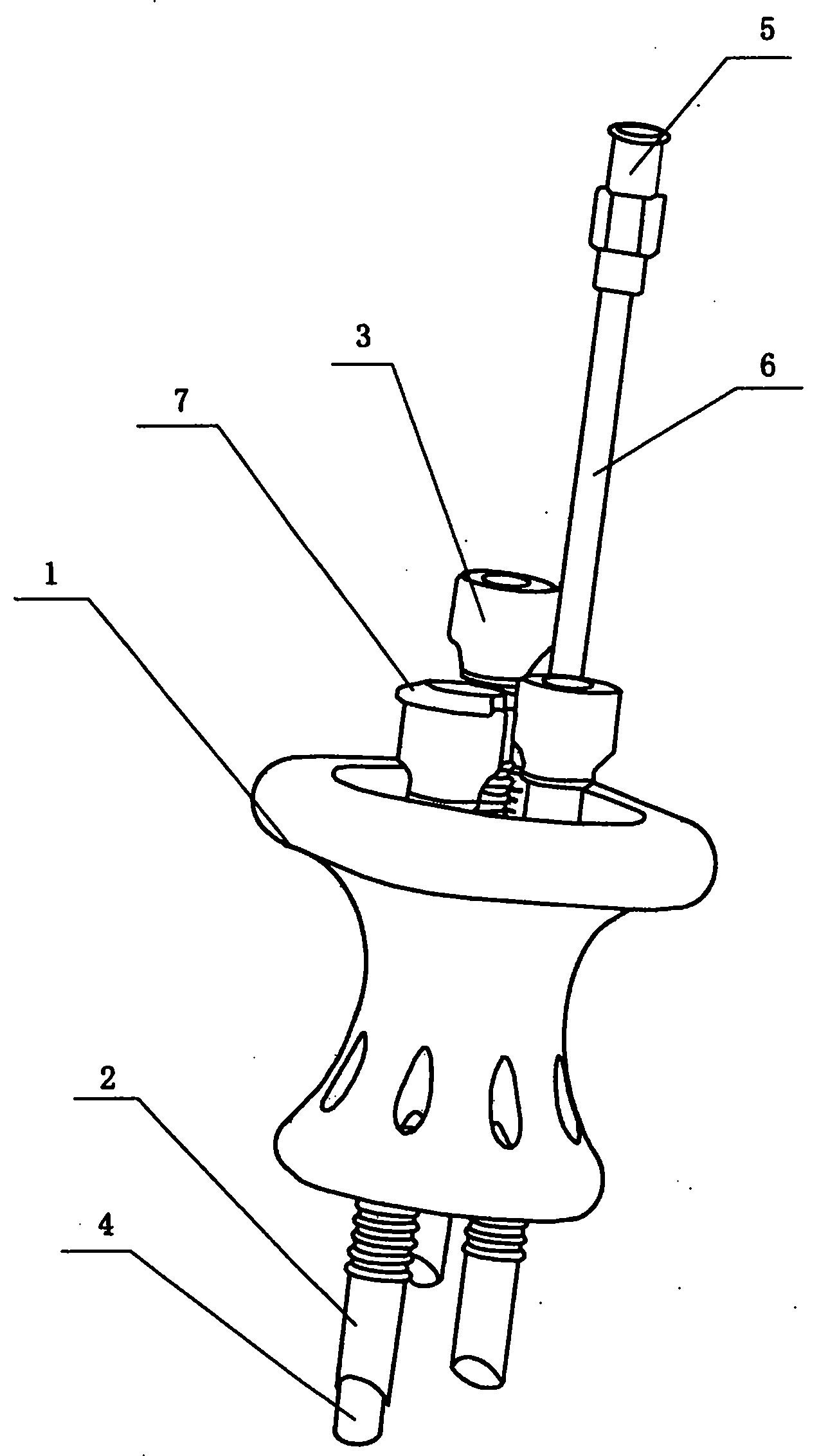 Bracket for single-incision abdominal cavity operation