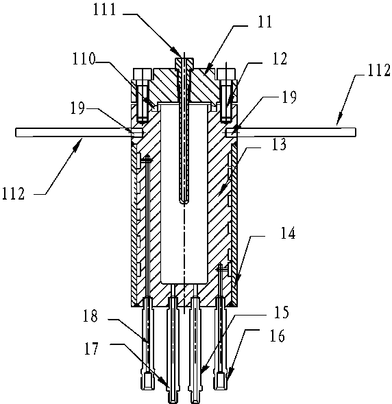 System for artificial synthesis of oil-gas containing fluid inclusion