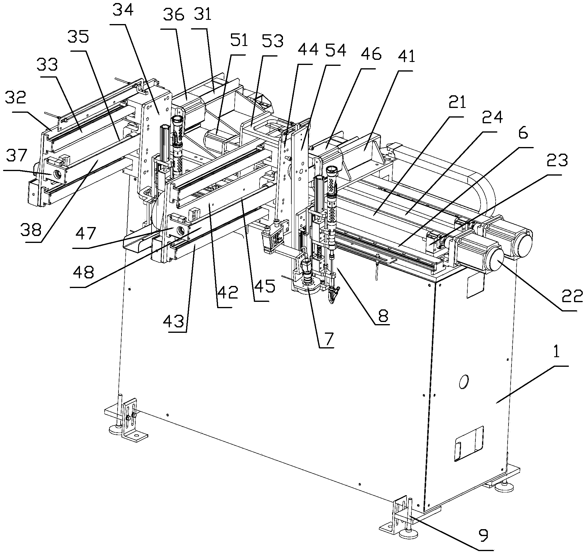 Automatic positioning and screwing mechanism of main and auxiliary seat frames and control method thereof