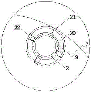 A steel pipe composite pile that reduces wave force and seawater corrosion