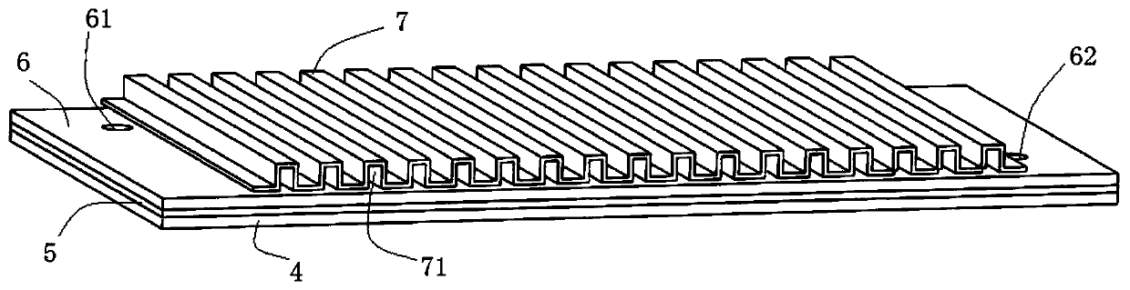 Enclosed air-cooling fuel cell