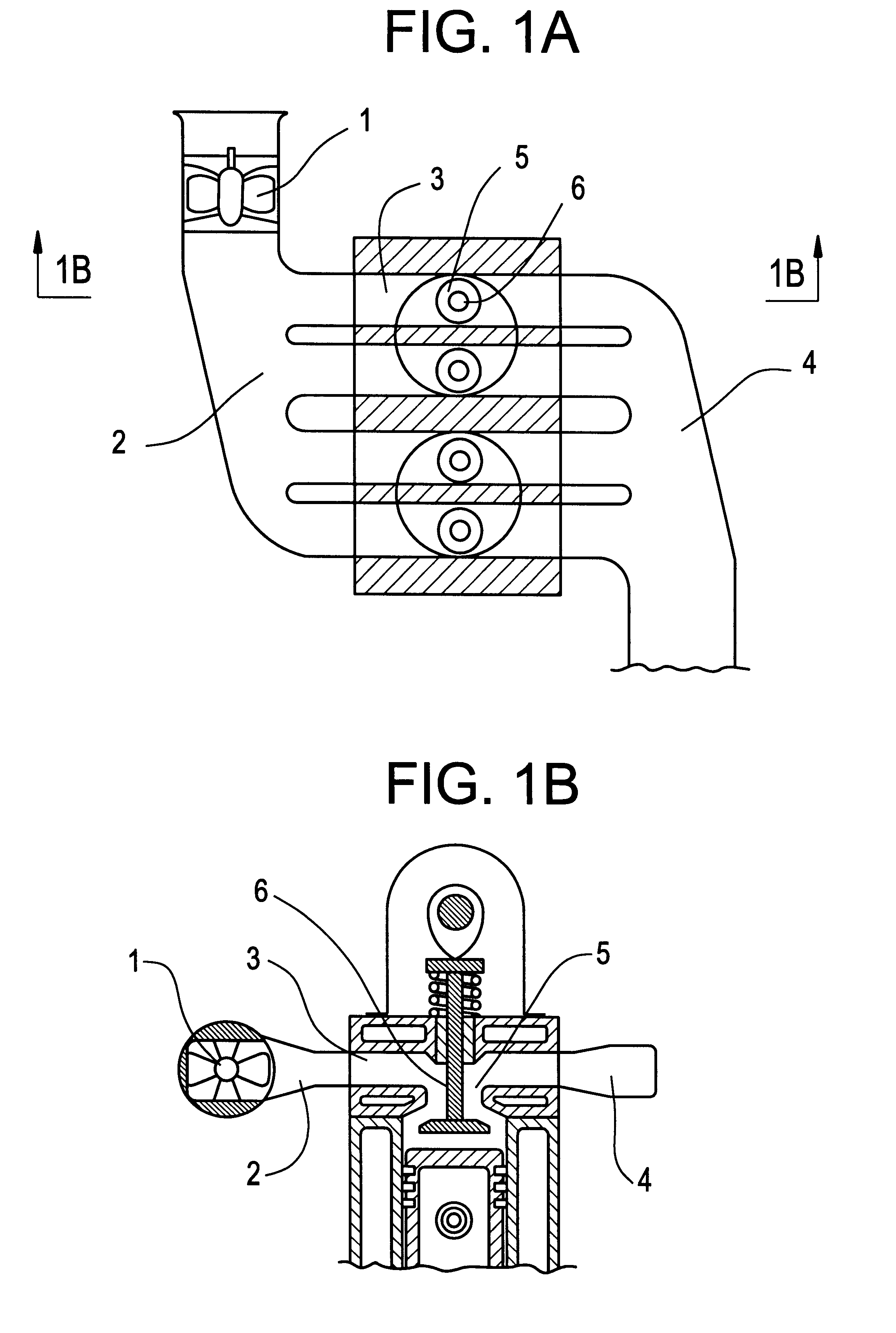 Breathing system for internal combustion engines, using dual duty (alternatively exhaust-intake) valves and a forced air supply