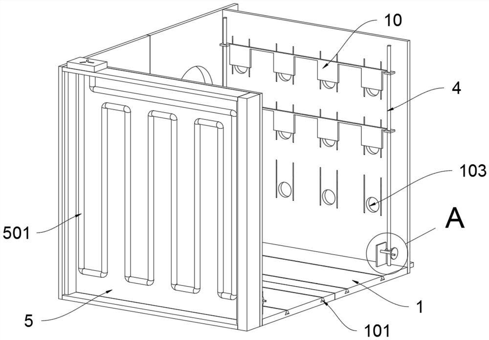 Aerobic automatic black tea fermentation chamber capable of realizing gradient temperature control