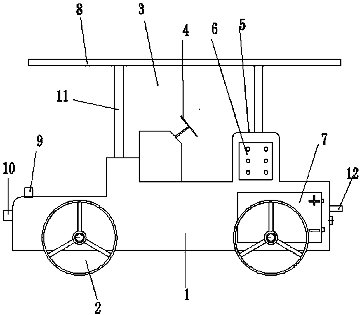 Traction device for plant growing equipment