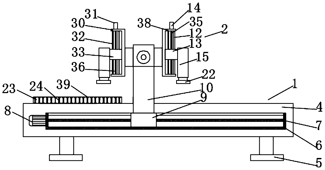 A surface knocking device for mechanical parts of construction equipment