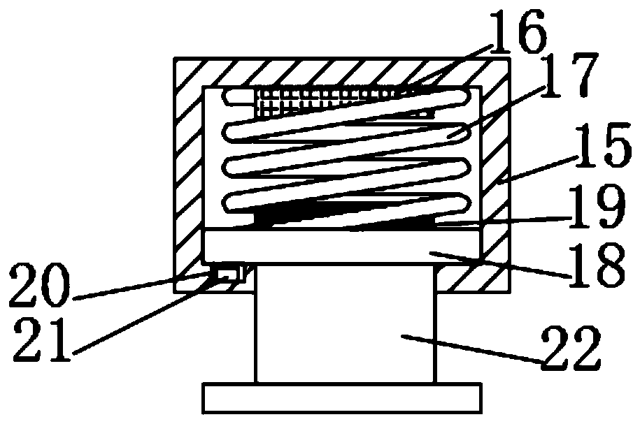 A surface knocking device for mechanical parts of construction equipment