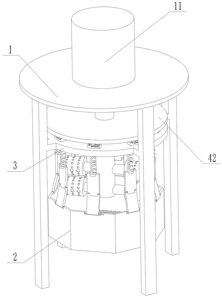 Tea stir-frying equipment with screening mechanism and stir-frying method thereof