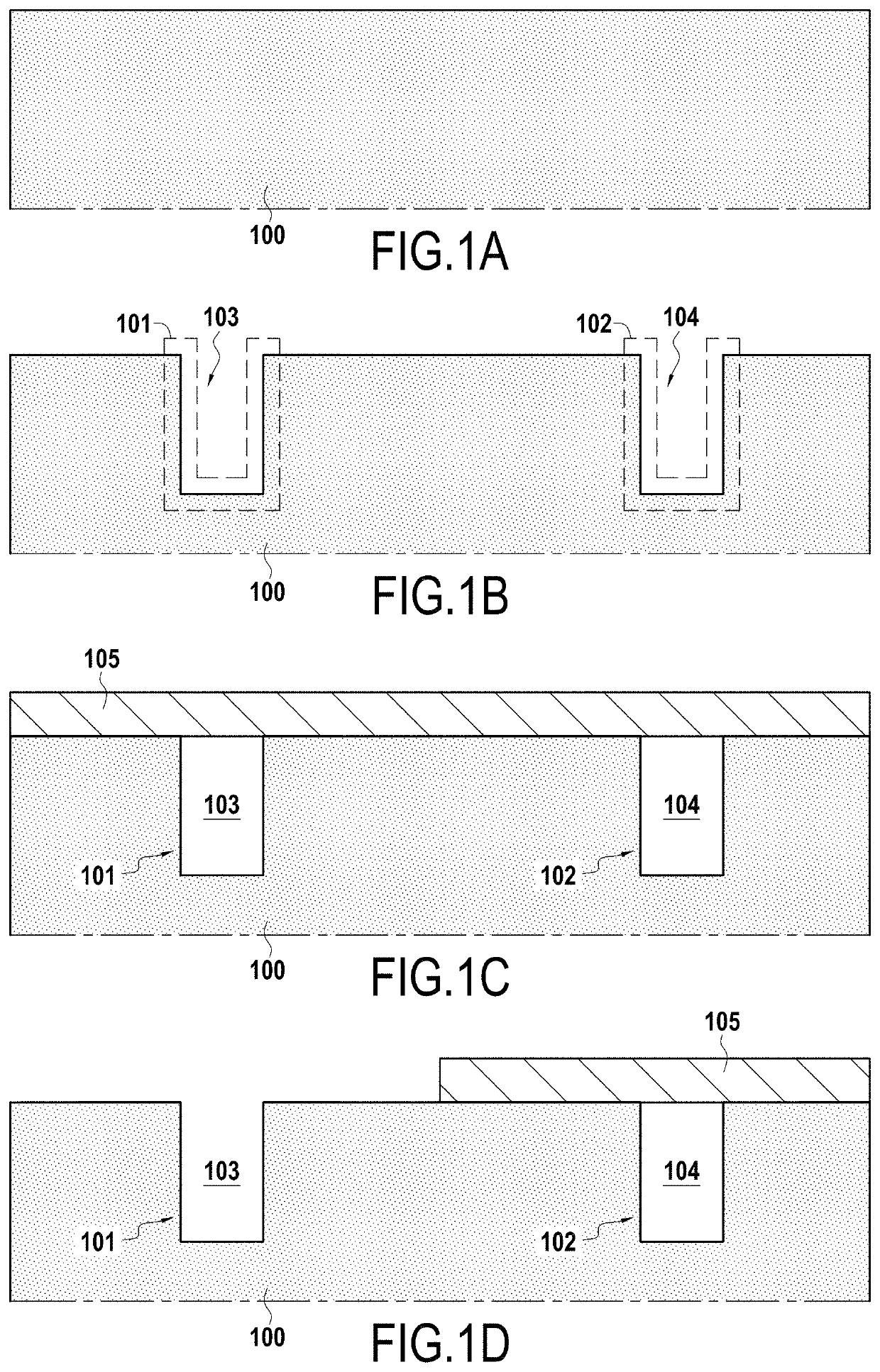 Method for forming an electronic product comprising two capacitors having different dielectric thicknesses, and corresponding electronic product