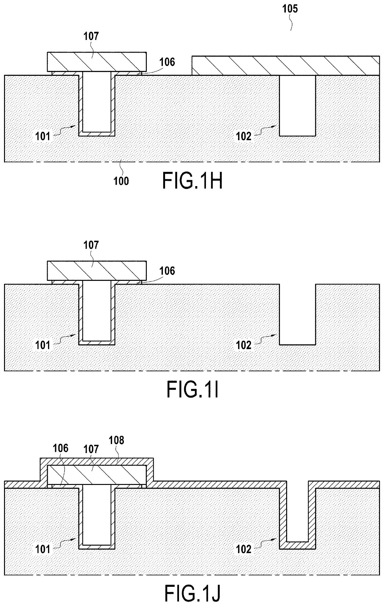 Method for forming an electronic product comprising two capacitors having different dielectric thicknesses, and corresponding electronic product