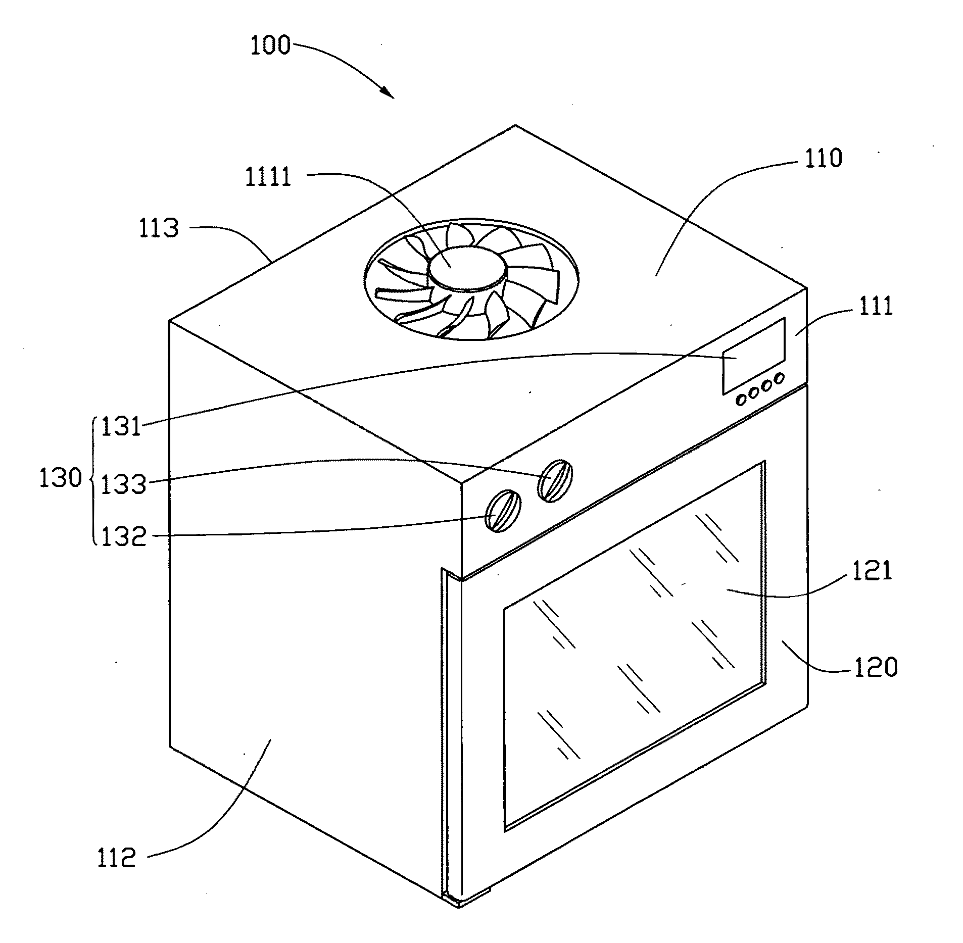Carbon nanotube heater-equipped electric oven