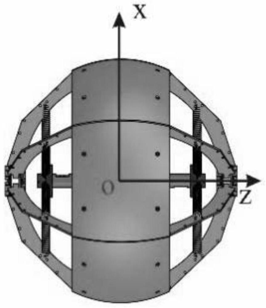 Spherical lander and planet landing method using spherical lander