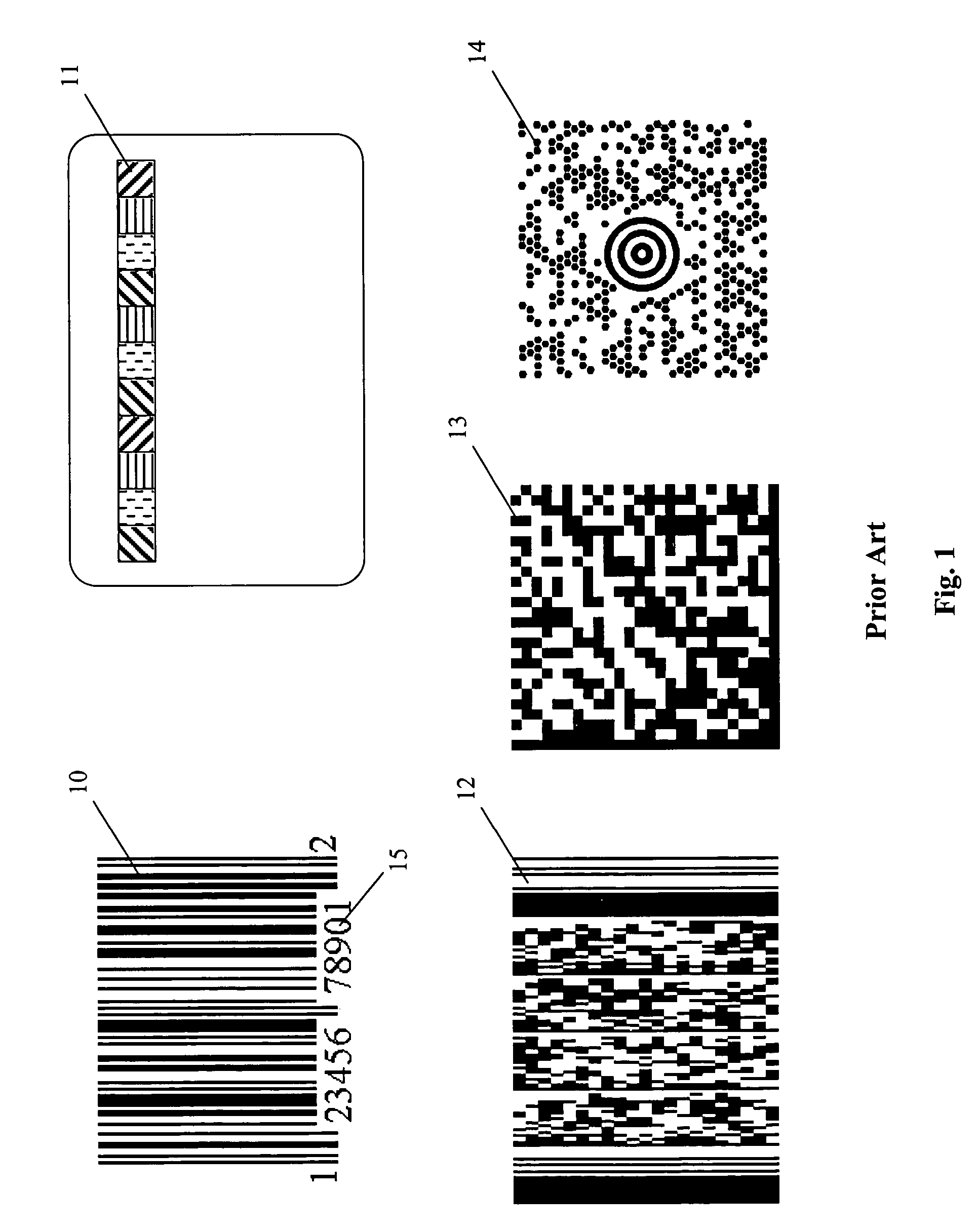 Coaligned bar codes and validation means