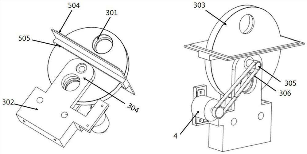 Transmission sample bin for uninterruptedly measuring terahertz time-domain spectroscopy system