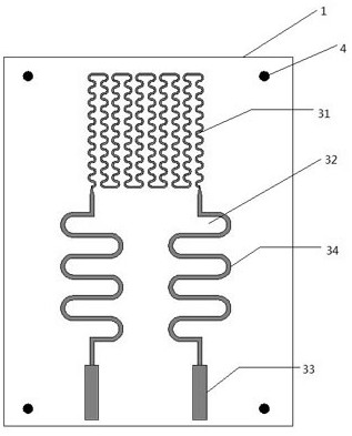 Flexible temperature sensor comprising microstructure and preparation method