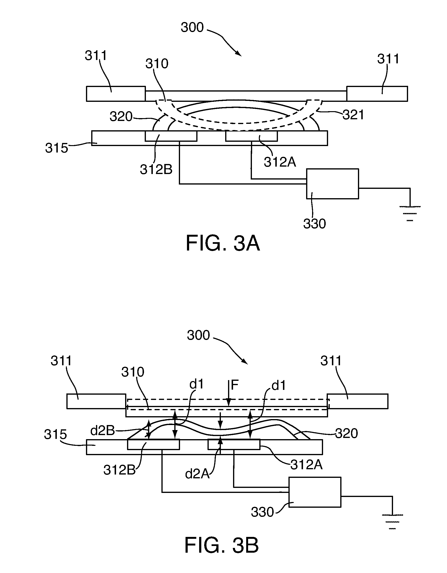 Capacitive dome switch