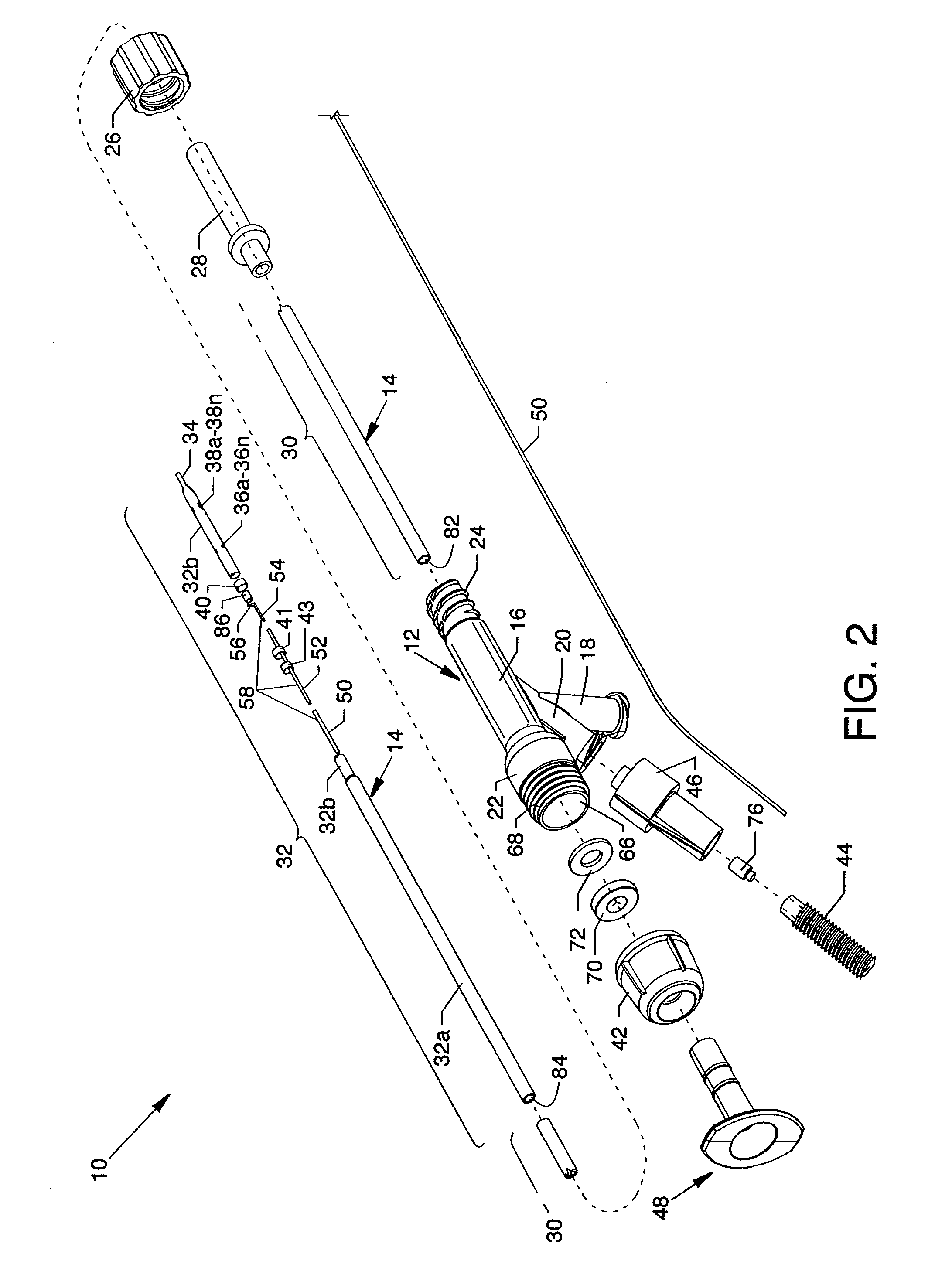 Method of manufacturing a miniature flexible thrombectomy catheter