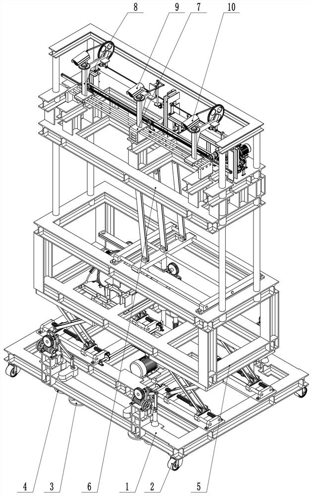 Real-time monitoring equipment for safety measurement and control of industrial robot