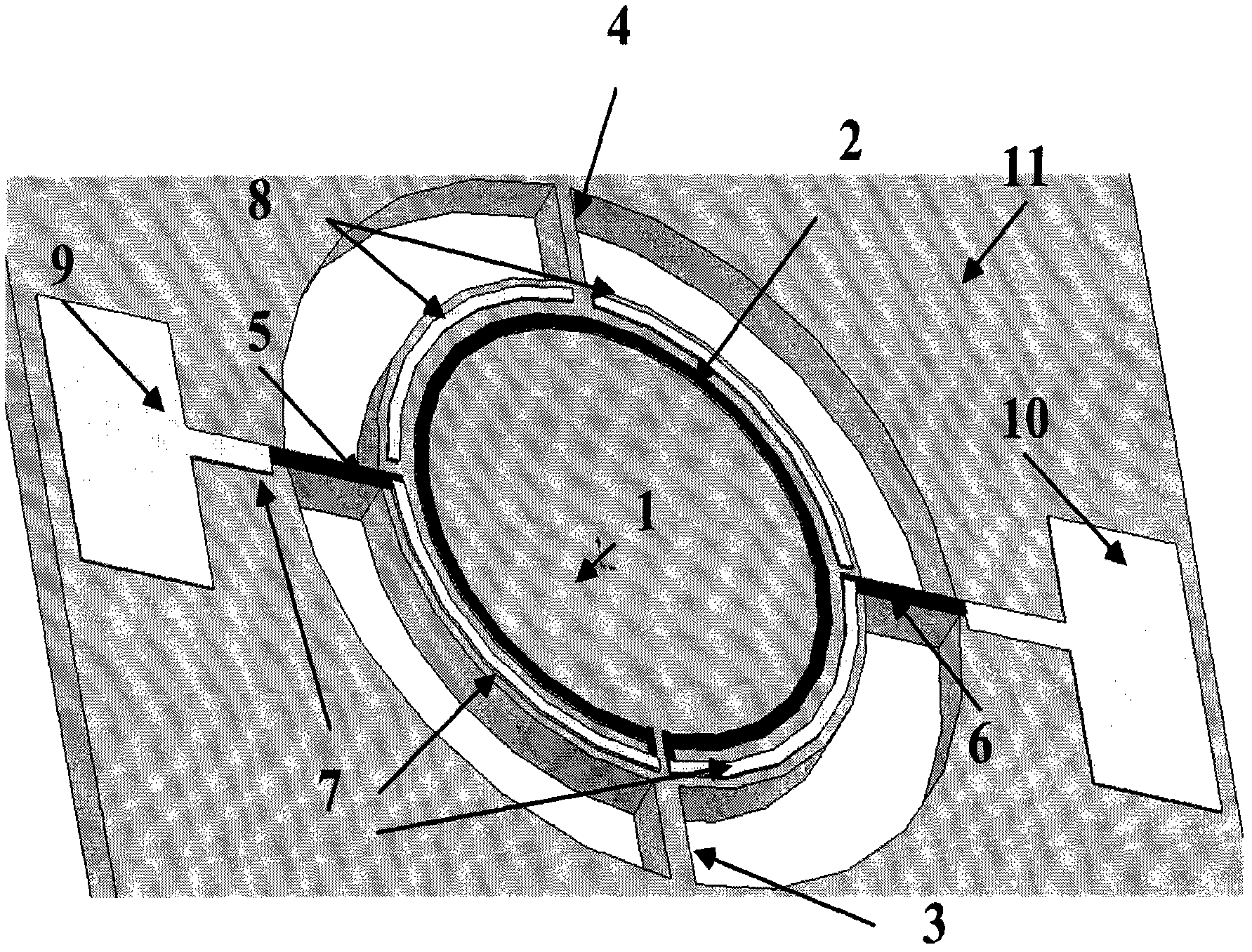 Silicone tunable optical filter and making method thereof